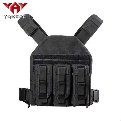 चीन Black 1000D nylon Adjustable Tactical Gear Vest For Combat Training आपूर्तिकर्ता