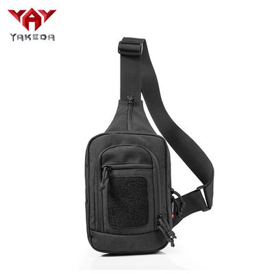 चीन Durable Black Nylon Tactical Sling Bag , Cross Body Gun Backpack आपूर्तिकर्ता