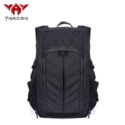चीन Black Casual Military Fabric Tactical Day Pack / 25L Folding Travel Daypack आपूर्तिकर्ता